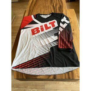 BILT Men's Motocross Jersey Red & Black Dirt Bike Motorcycle Shirt Size XXL